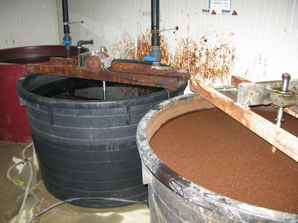 concentrate stock tanks